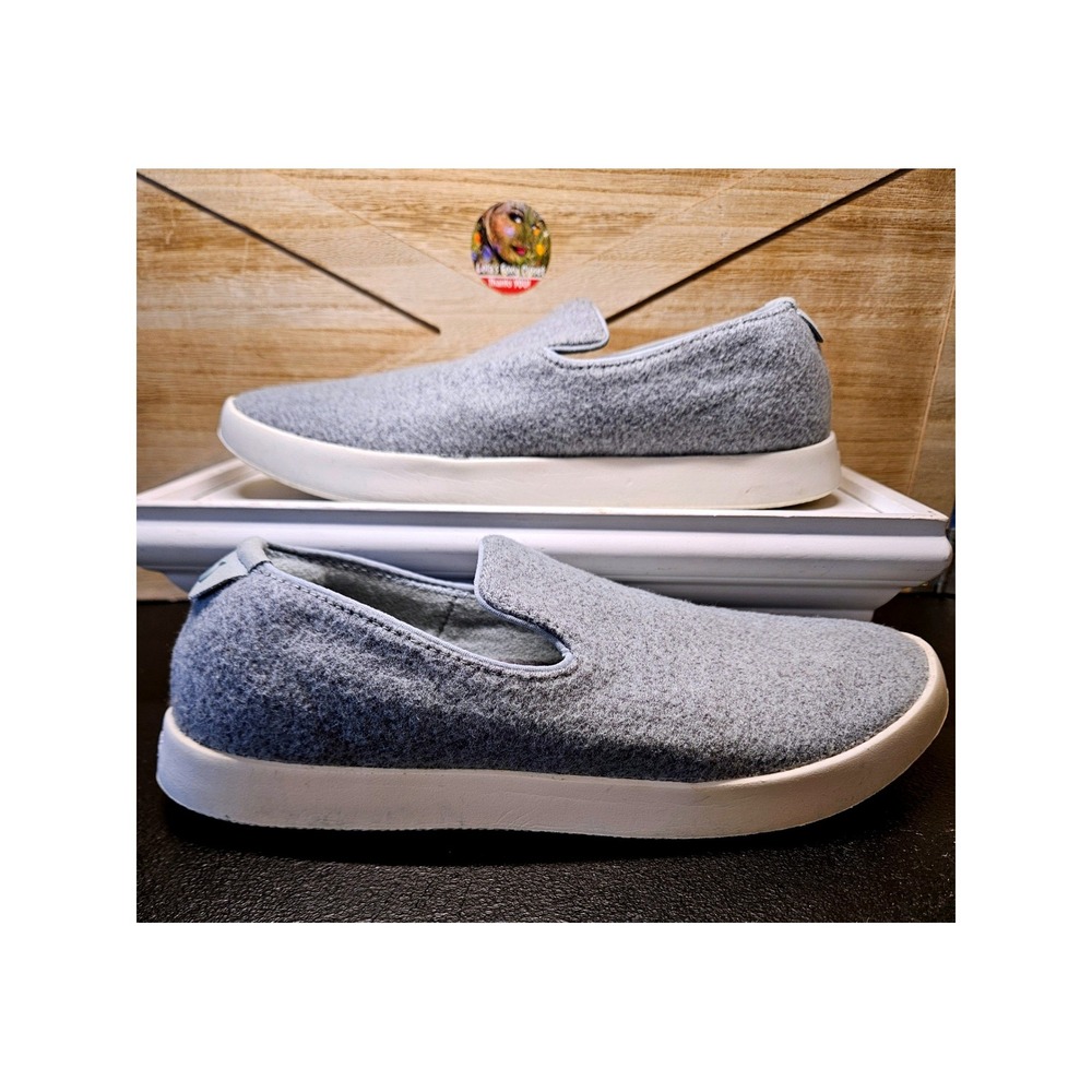 Allbirds Gray Merino Wool Slip-On‎ Loafers Women 7 Loungers Walking Flats #714